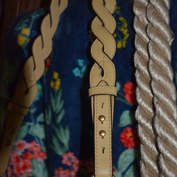 Tory Burch Miller Raffia Flap Shoulder Bag - Picture 11 of 12